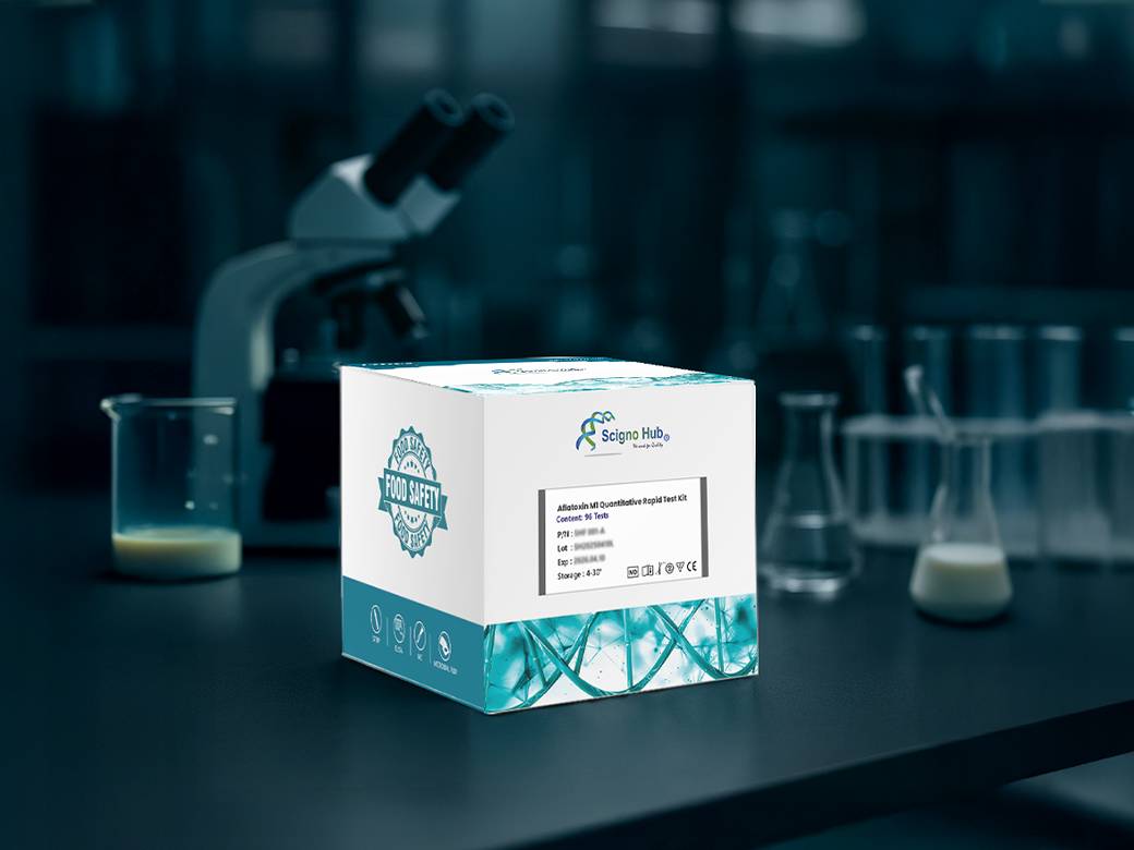 Aflatoxin M1(With +ve & -ve Controls) Quantitative Rapid Test Kit