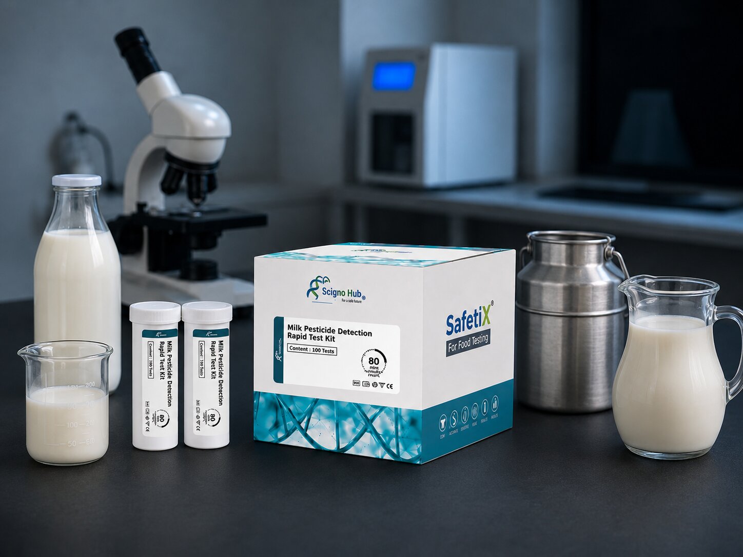 SAFETIX® Milk Pesticide Detection Rapid Test Kit