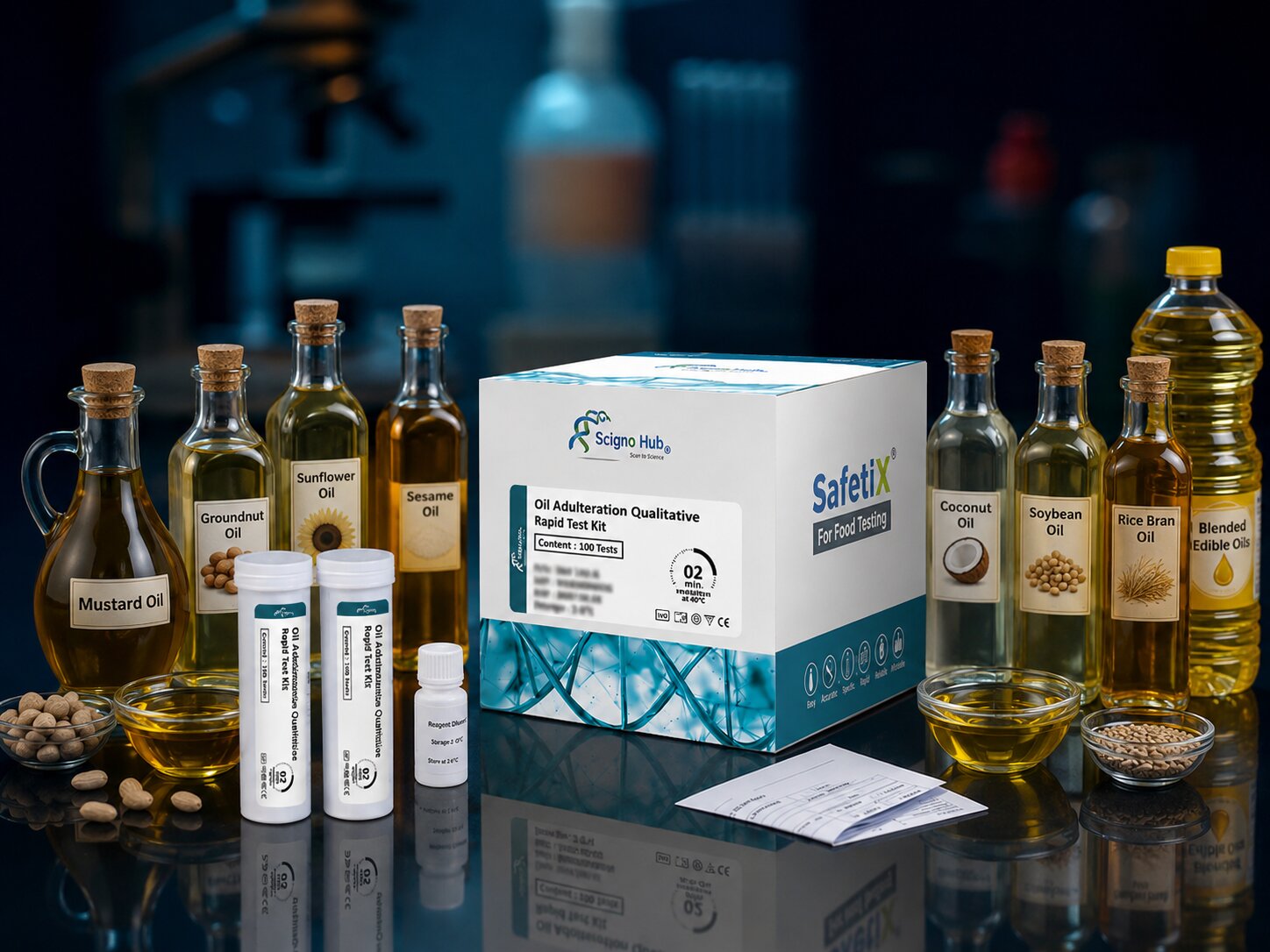 SAFETIX® Edible Oil Adulteration Qualitative Rapid Test Kit
