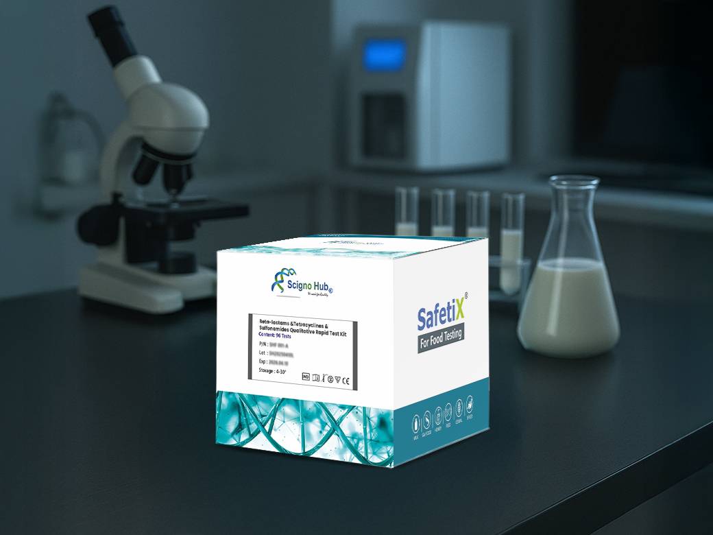 Beta-lactams & Tetracyclines & Sulfonamides 
Qualitative Rapid Test Kit