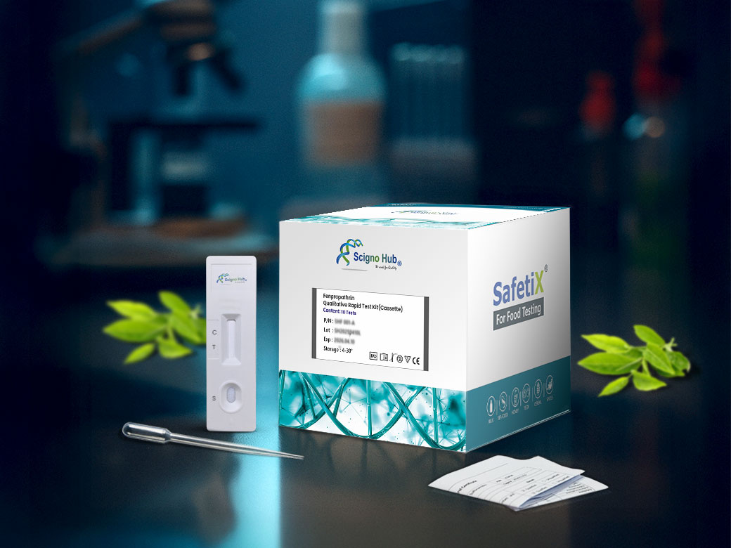 SAFETIX® Fenpropathrin Qualitative Rapid Test Kit (Cassette)